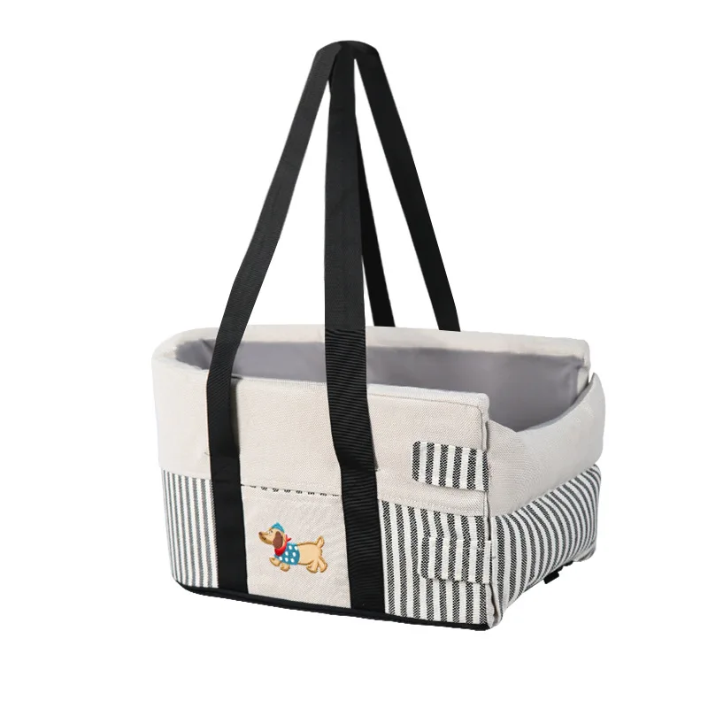 Cama portátil para perros y gatos en coche, nido lavable