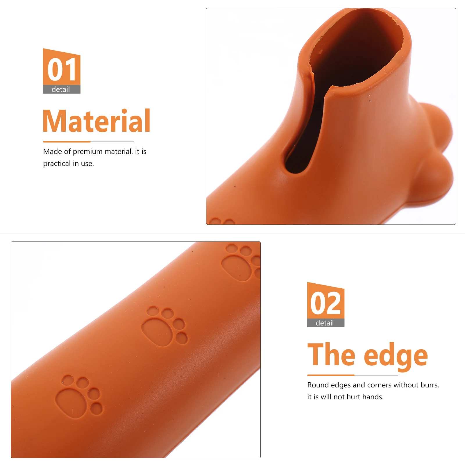 

2Pcs Door Handle Protector Soft Silicone Sleeve for Anti-Collision Baby Safety Covers on Doors in Living Room Hallway Staircase