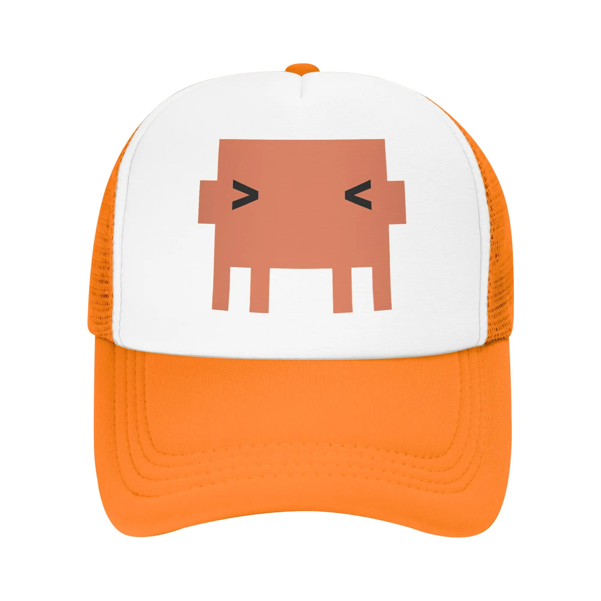 Claude Code Foam Mesh Trucker Hat Sturdy  Summer Breathable Mesh-back Sun Caps Adjustbale For Casual Headwear