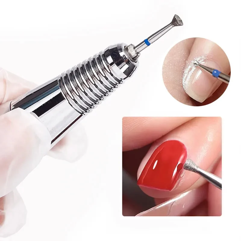 الماس المعادن مسمار لقمة ثقب مزيل الجلد الميت رمح القرص ملف القدم الكالس لصالون الأظافر طحن تلميع أدوات مانيكير