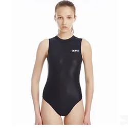 Women One Piece Professional WaterProof Outdoor Bathing Sports SwimWear Quick-Dry Training Competitive Surfing Beach SwimSuit