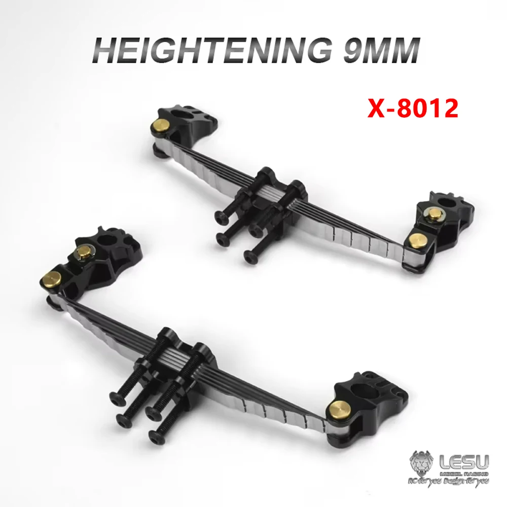 LESU 無動力フロントアクスルフロントサスペンションストレート鋼板アセンブリ X-8012 タミヤ 1/14 トラクタートラックダンプトラックモデル用