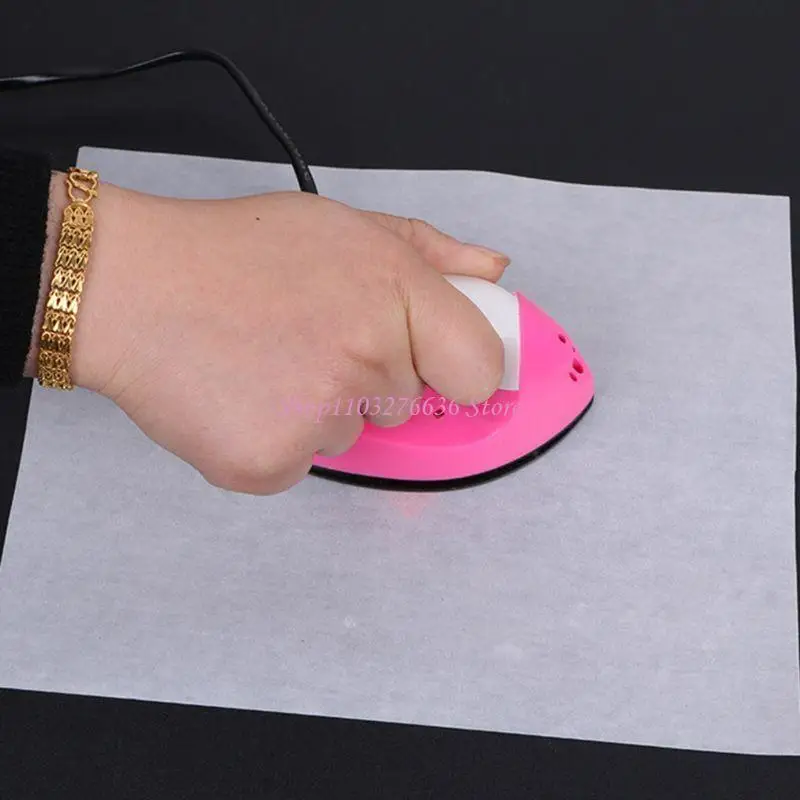 

R6FD Heat Resisting Sheet for DIY Applique Pressing Puzzle 20 Sheets Thick Paper Reusable Craft Mat Sheets Puzzle Accessories