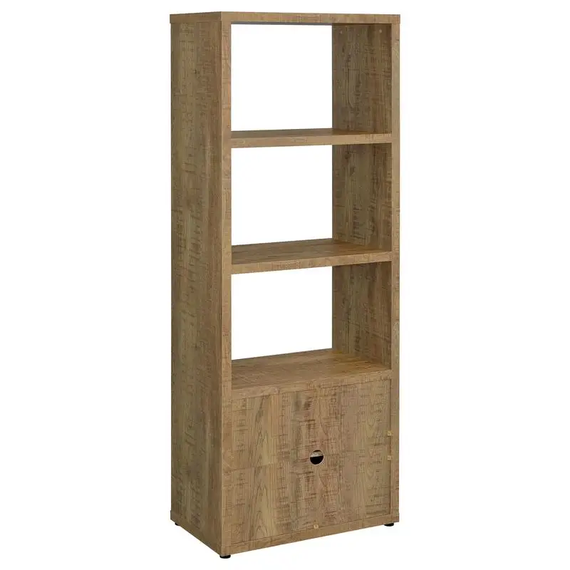 

3-Shelf Engineered Wood Media Tower for Storage and Display