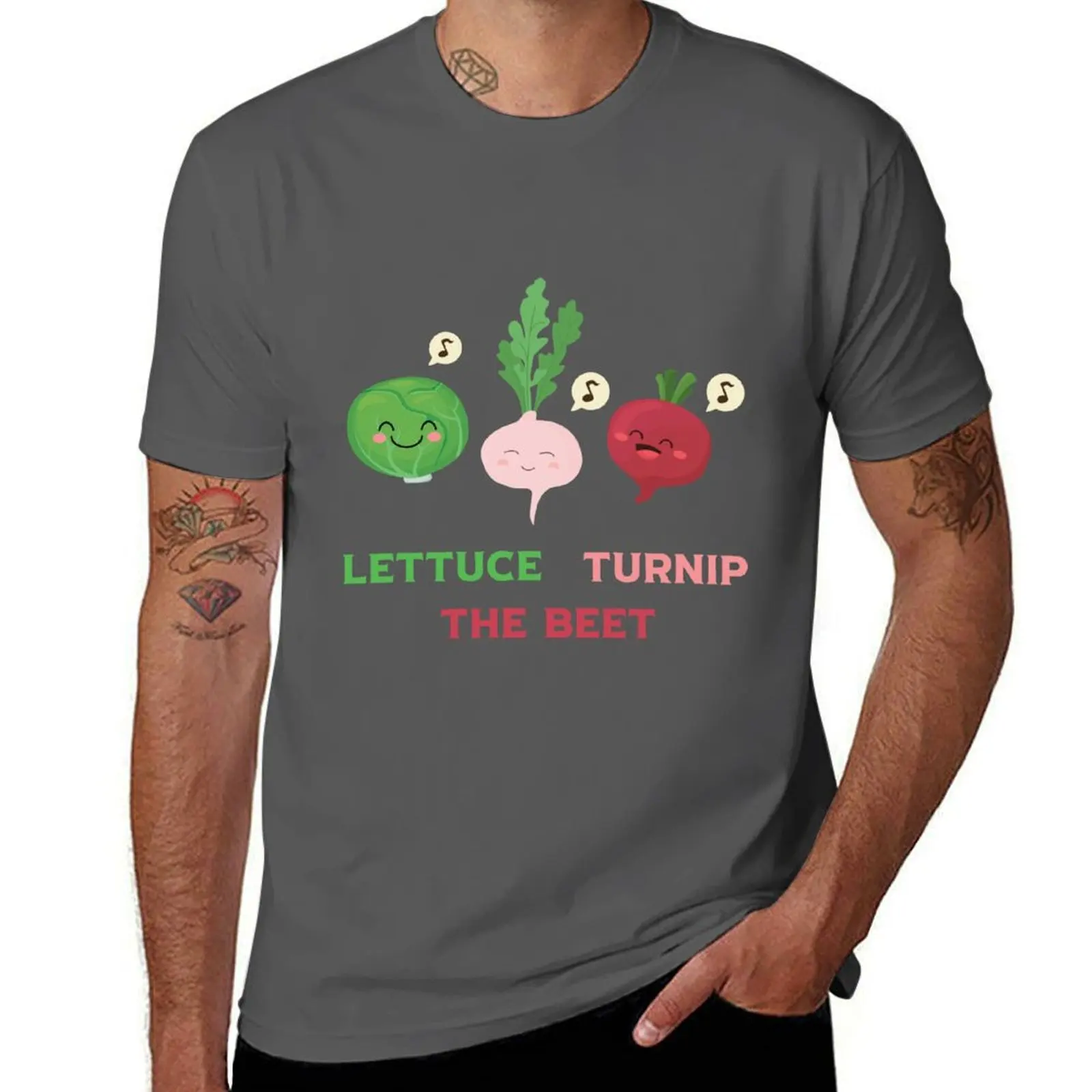 Camiseta Lettuce Beet The Turnip, camiseta deportiva informal de algodón de manga corta
