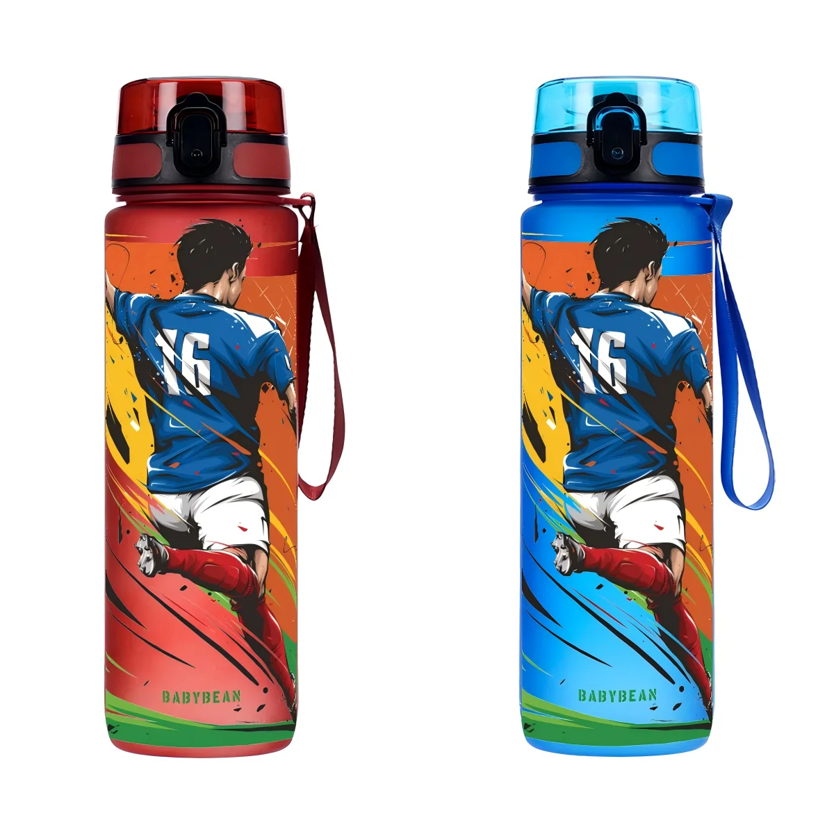 Cartoon-Fußballspieler Sporttr – Running Gear Water Bewertung und Preis