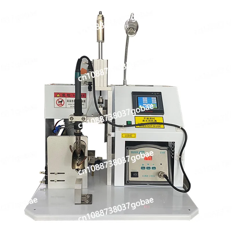 Automatic electric soldering machine, mobile phone data cable spot welding machine, wire welding circuit board cable