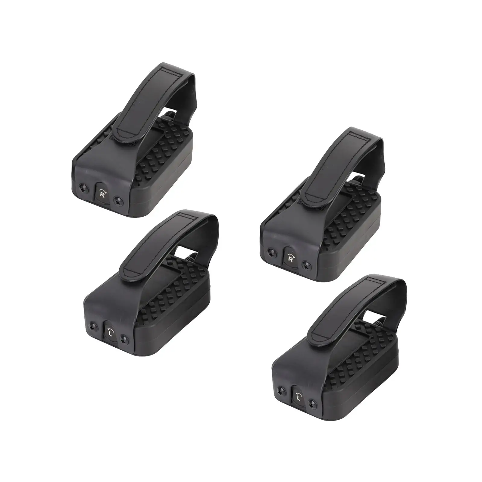 

2x педали для велотренажера, педали для велоспорта в помещении, нескользящие, многофункциональные, черные, оборудование для фитнеса, аксессуары для уличных велосипедов