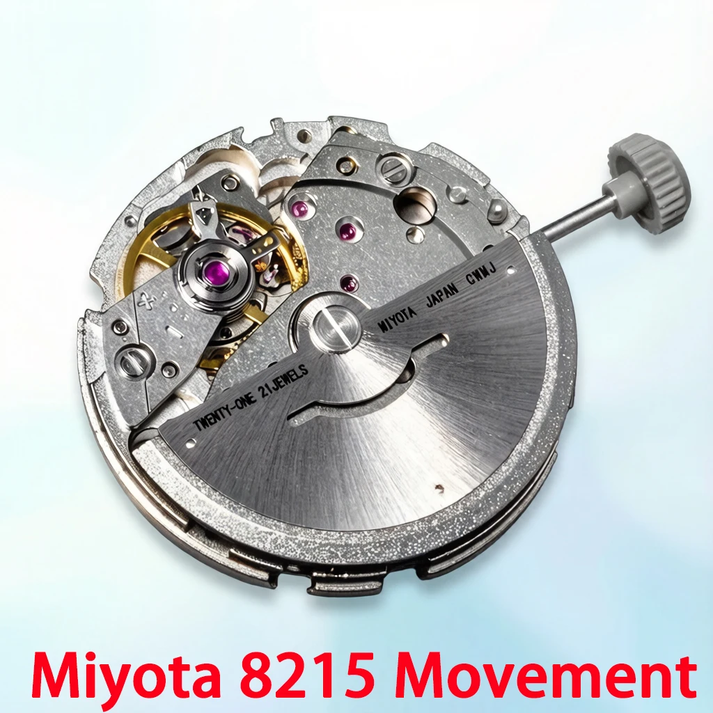 Miyota 8215 Automatic Watch Original Movement Men's Accessories Mechanical Movement Replacement Parts Date Setting 8215 movement