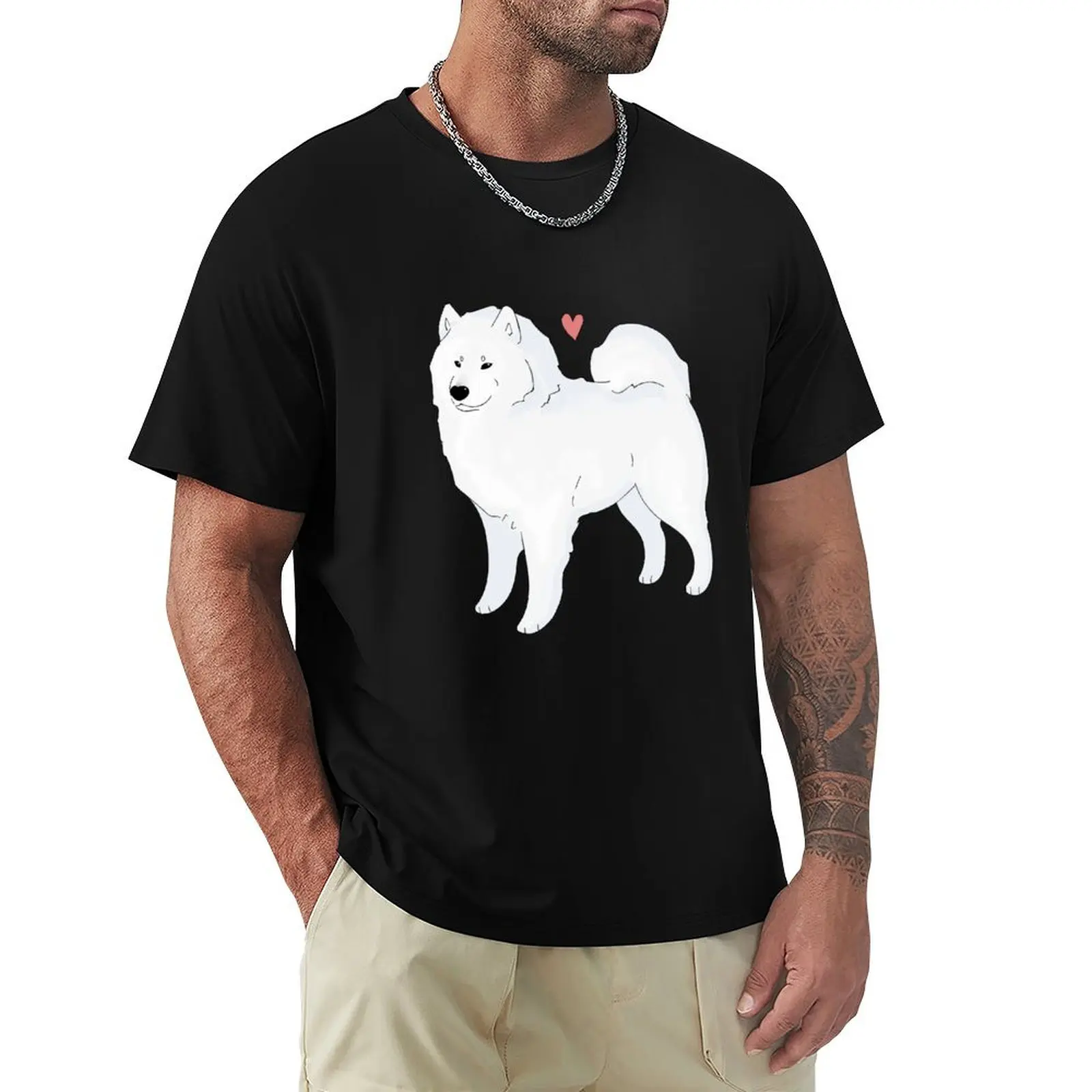 Samoyed Love T-Shirt shirts graphic tees cheap stuff anime clothes heavyweight t shirts for men