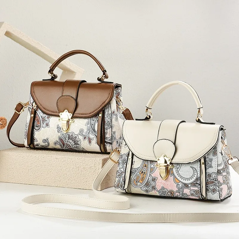 

Luxury Brand Women's Messenger Bag Premium Leather Crossbody Shoulder Handbag Ladies Elegant Work Tote