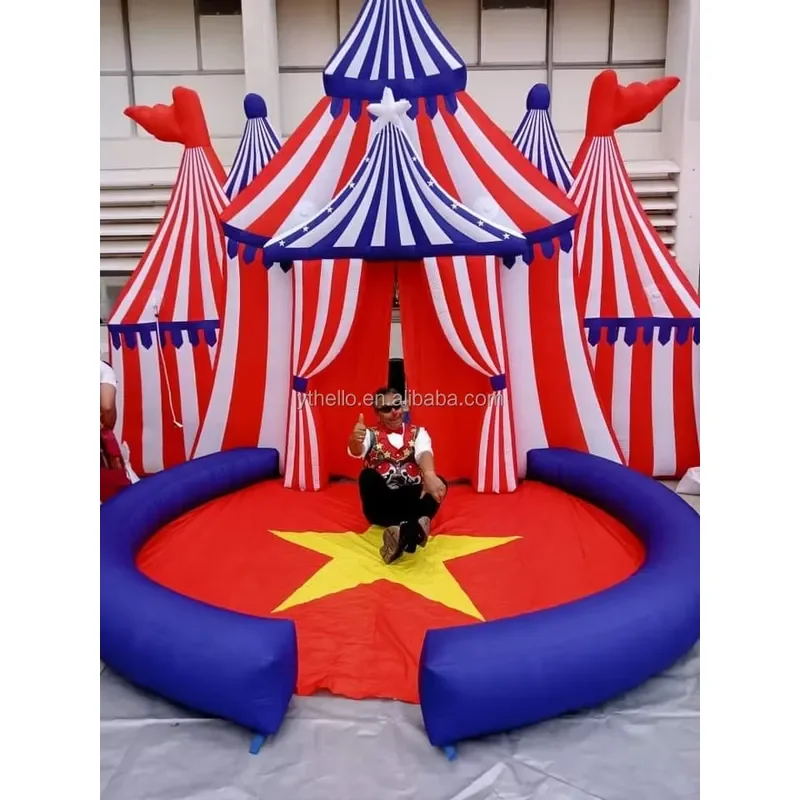 Outdoor Carnival Entrance Arch Inflatable Circus Gate for Circus Party Decoration