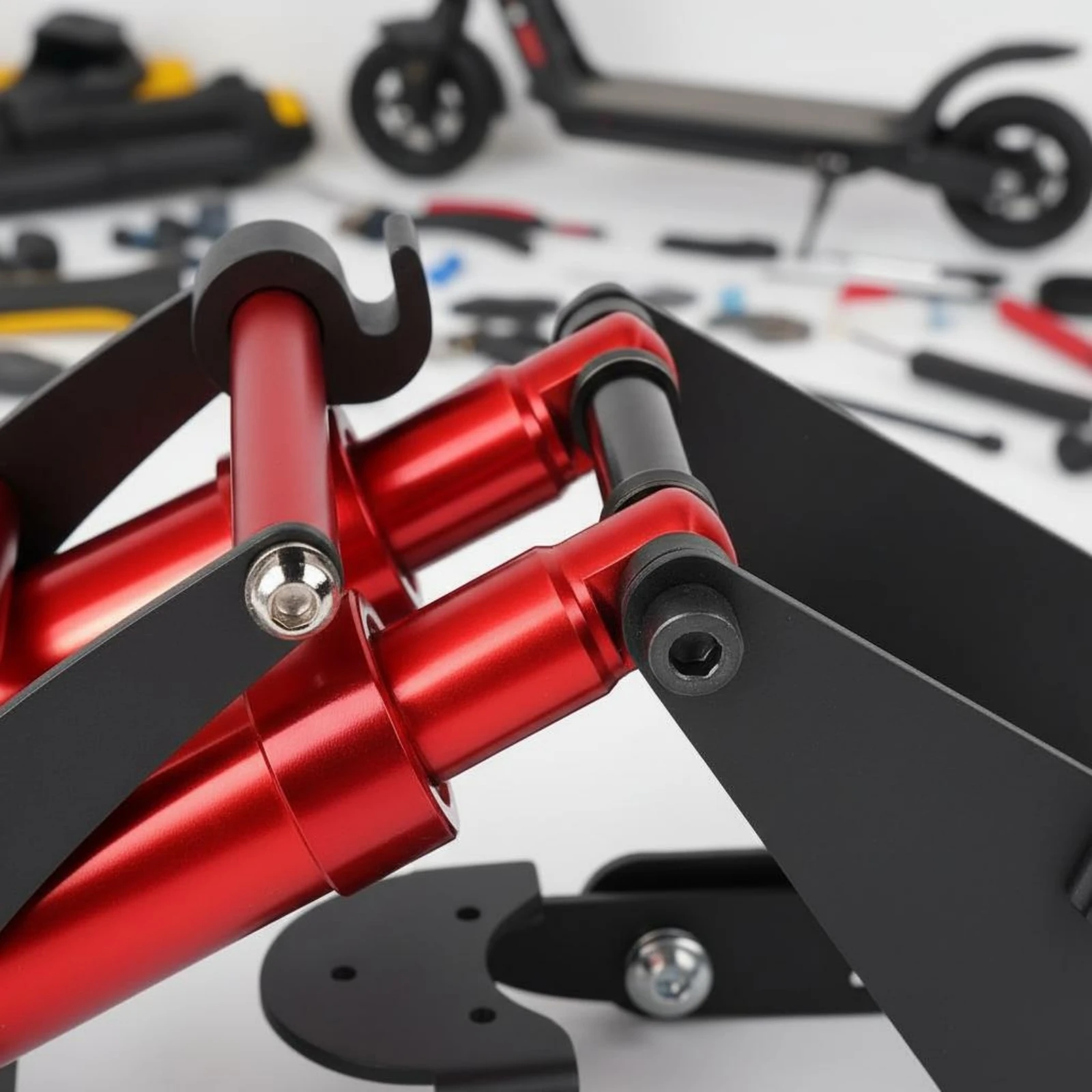 

Rear Shock Absorber Kit Long-Lasting Electric Scooter Rear Dampening System Kit Mobility Accessory Easy to Install