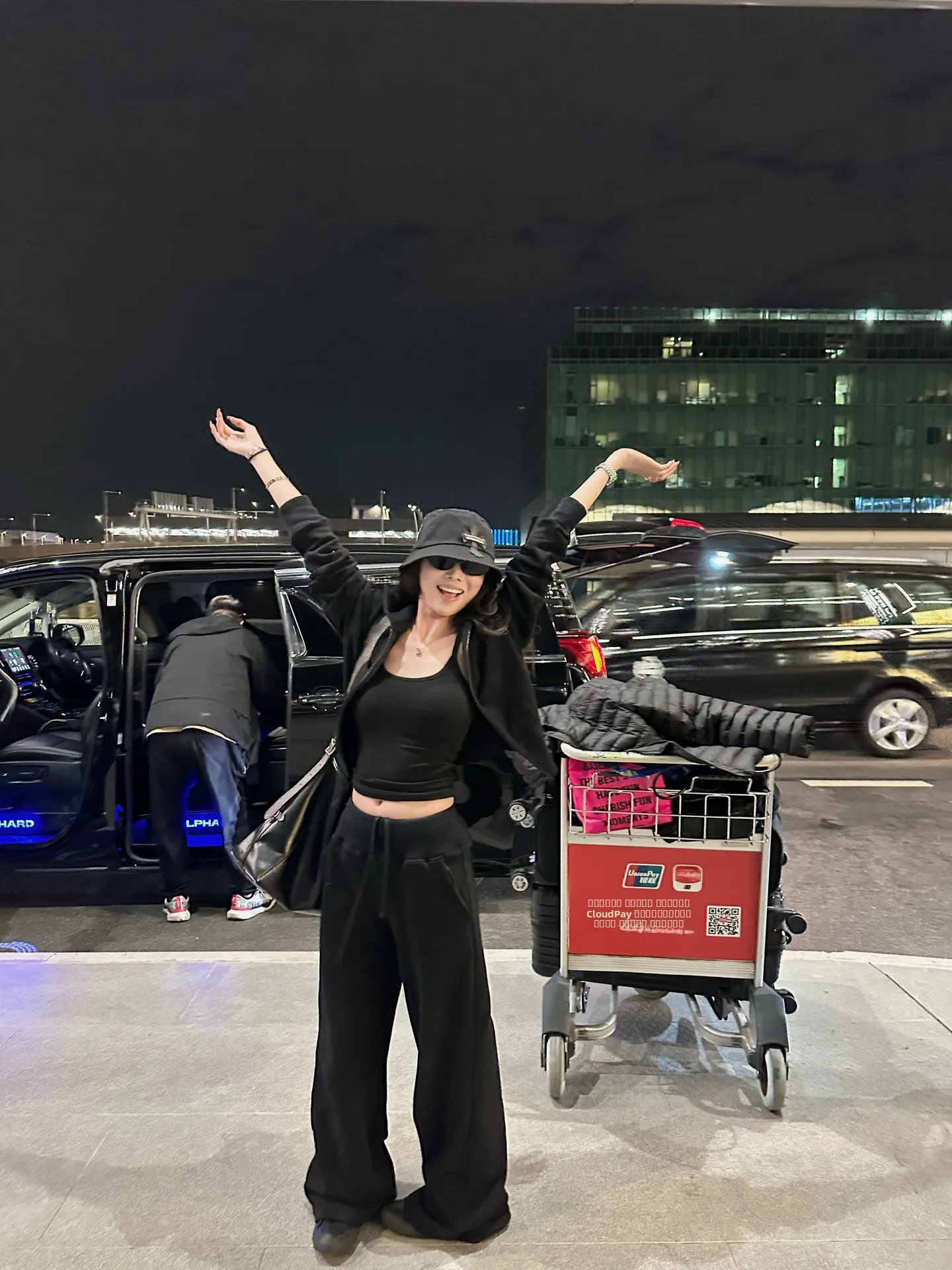 

NanaByNana Bla Casual Sweatirt Set Women's Spring Sport Wide Leg Pants Two Piece Set Comfortable Breathable Cotton Material