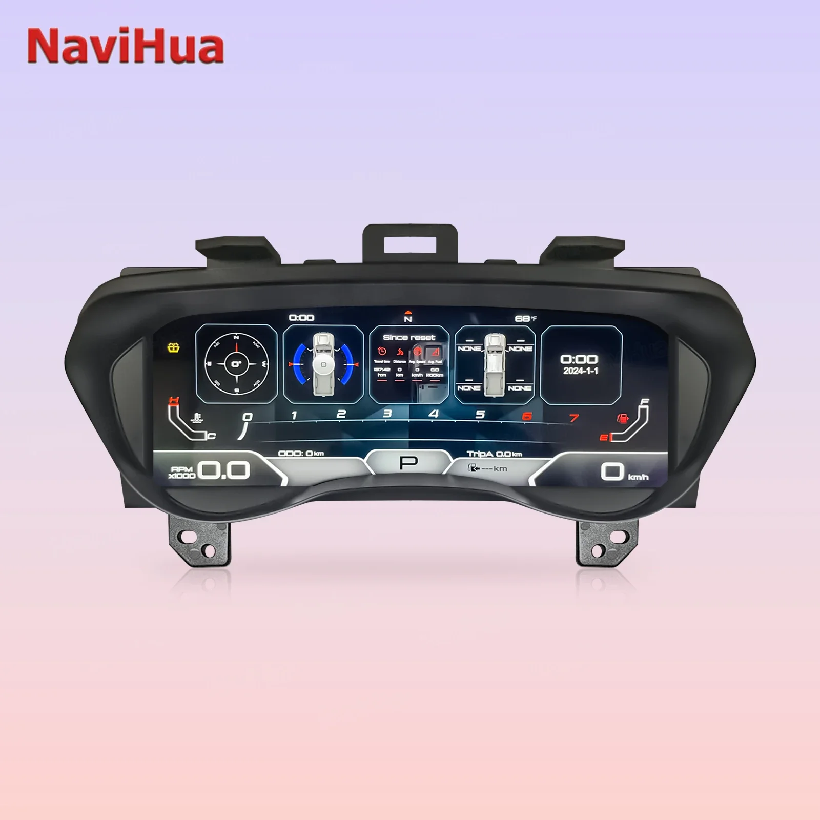 Navihua لفورد رينجر/ ايفرست 2016-2020 ترقية السيارة LCD لوحة القيادة عداد السرعة التلقائي نظام لينكس سيارة الرقمية العنقودية عداد المسافات