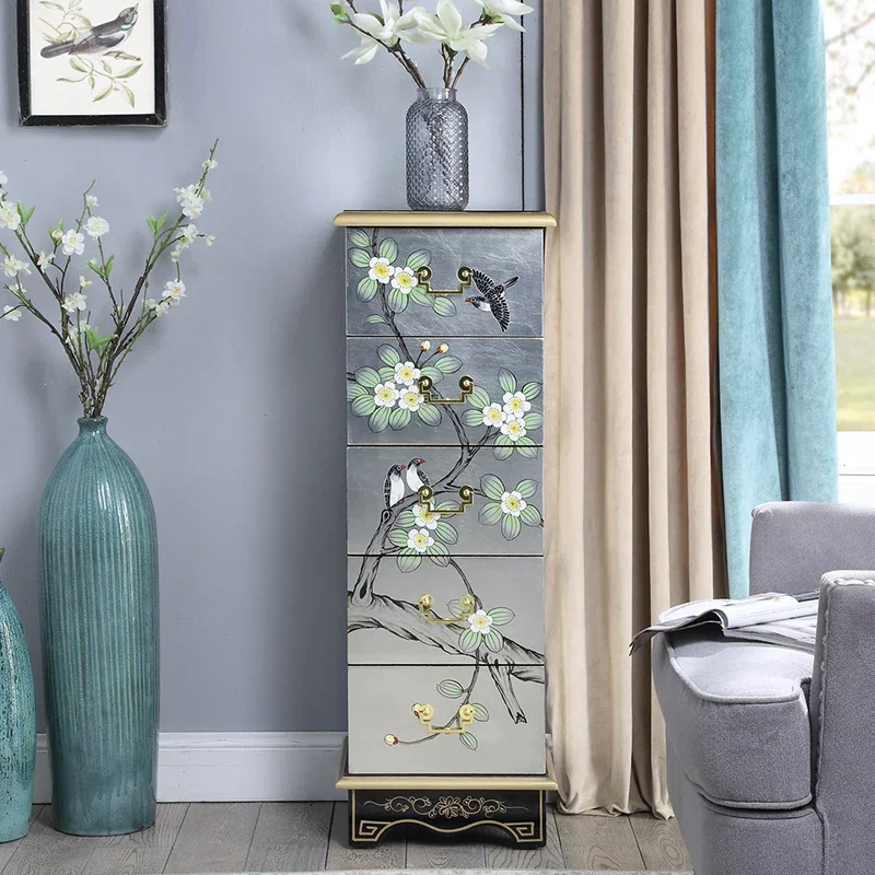 

Flower Rack Storage Rack Indoor Living Room Zen Bonsai Balcony Floor Painted Flower Pot