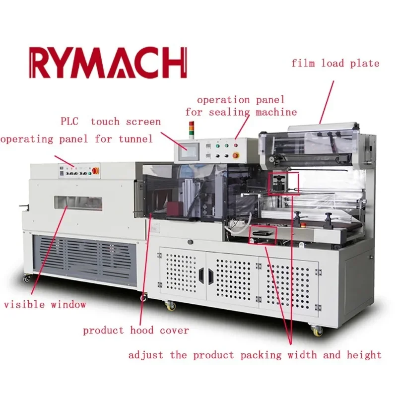 【Brand new】Plastic Shrink Wrap Machine for Food and Apparel Cartons F/oil and Film Packaging with Motor as Core Component
