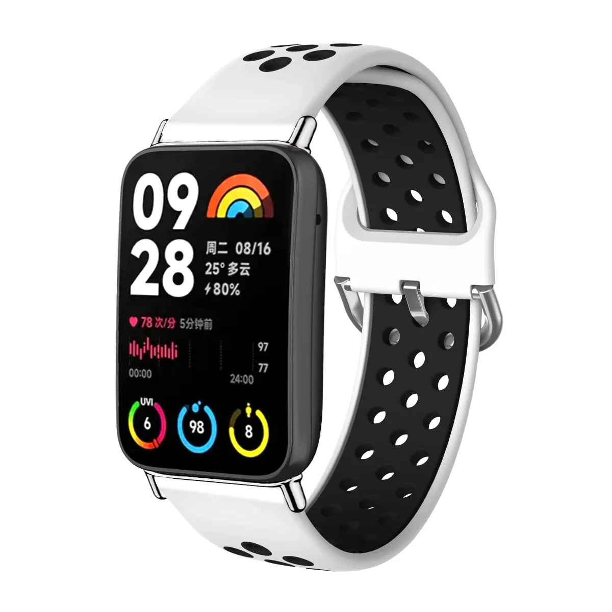 For Xiaomi Mi band 8 Pro Smart Watch Silicone Strap Bracelet For Redmi watch 4 Sport Strap miband 8 Watchband Accessories correa