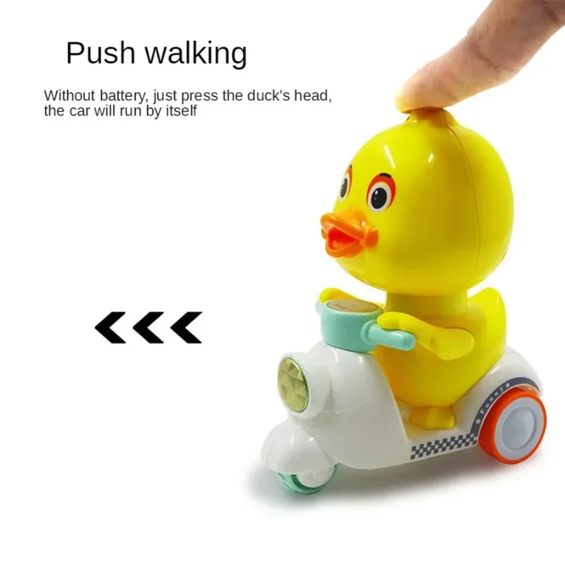 Novel Simulation Animal Riding Motorcycle Children's Toys Can Return to the Car Without Battery Pressing Children's Fun Gift