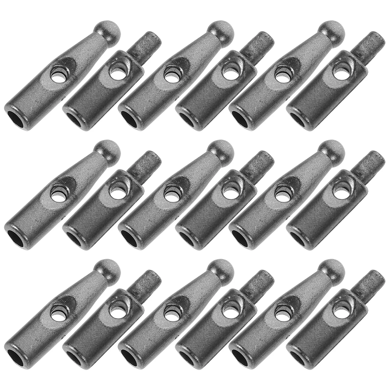 

18pcs Umbrella Tail Beads Plastic Repair Parts for Folding Rain Patio Sturdy Easy Install Replacement Accessory Bead Tips Ends
