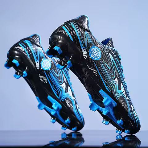 Football Shoes Men Women Soccer Shoes Society Cleats Football Boots Grass Training Studded Resistant Non Slip Outdoor Sneaker