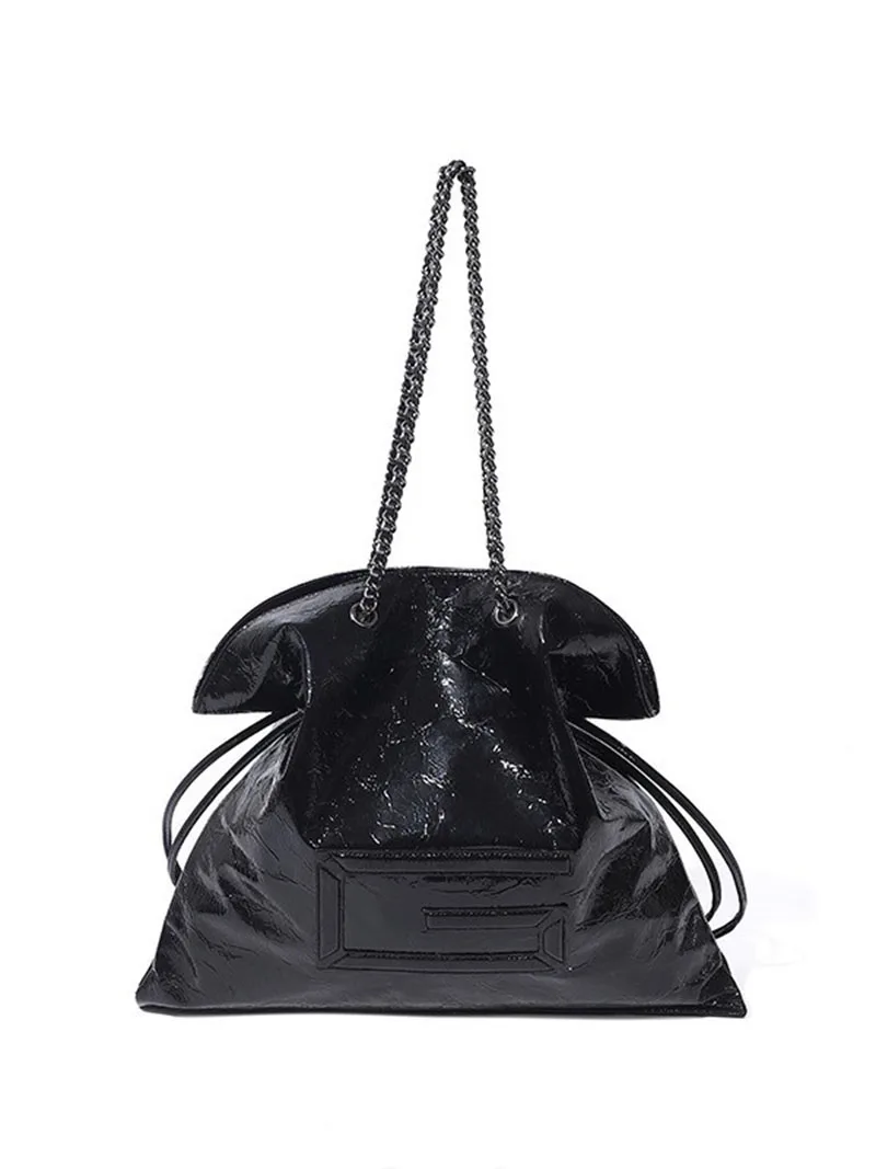 

New Simple Cloud Shape Shoulder Bag Trendy Handheld Versatile Casual Style Soft PU Leather Neutral Minimalist Design