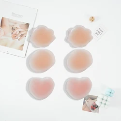 Wholesale Hot Sale 2Pcs/1Pair Silicone Nipple Cover Bra Pasties Pad Adhesive Reusable Breast Stickers Petals Woman Lingerie