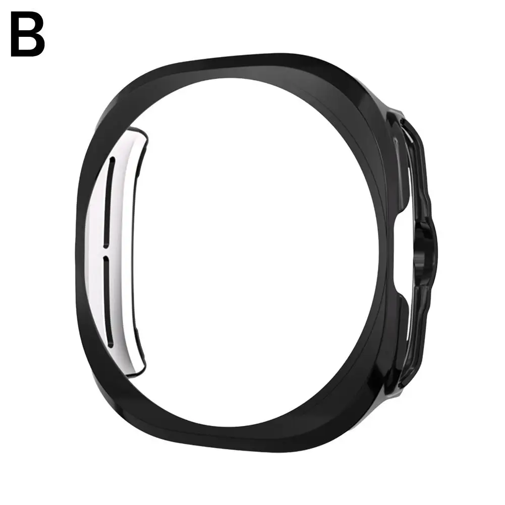 Half Pack Electroplated Hollow Watch Protective For Watch7ultra 47mm Anti-slip Ultra-thin Anti-scratch G0e1