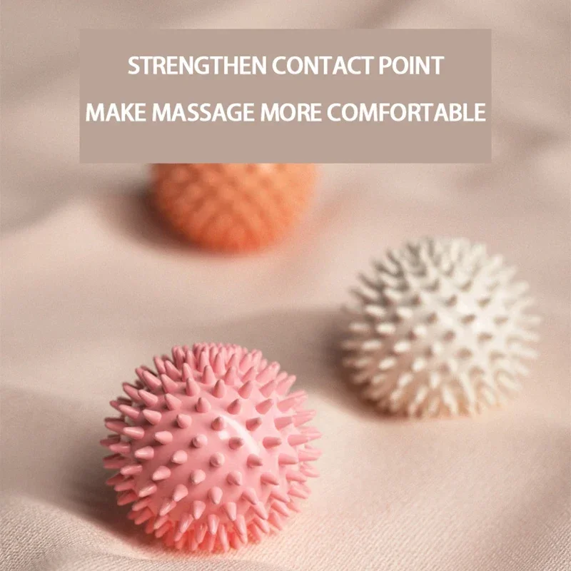 Hedgehog Massage Ball Yoga Fascia Ball Exercise Fitness Muscle Relaxation Massage Stick Shoulder Neck Leg Plantar Meridian Ball