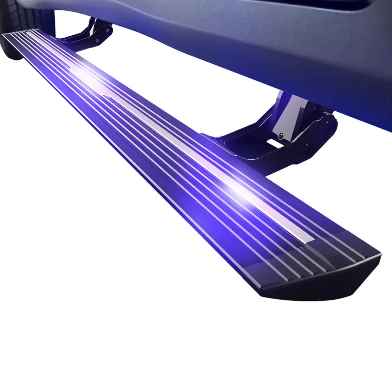 SUV aluminum power scooter custom White light or blue LED electric side steps FOR BMW X6 2014-2020 color powered boards