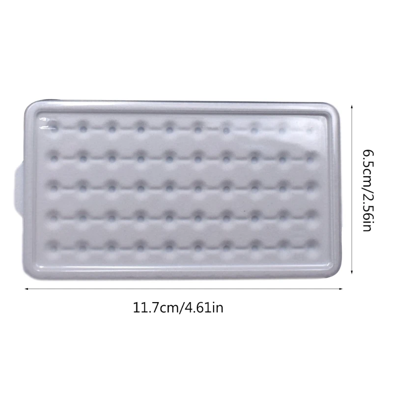 Modern Bare Stone Packaging Holder Tray 50 Girds Storage Box Storage Container