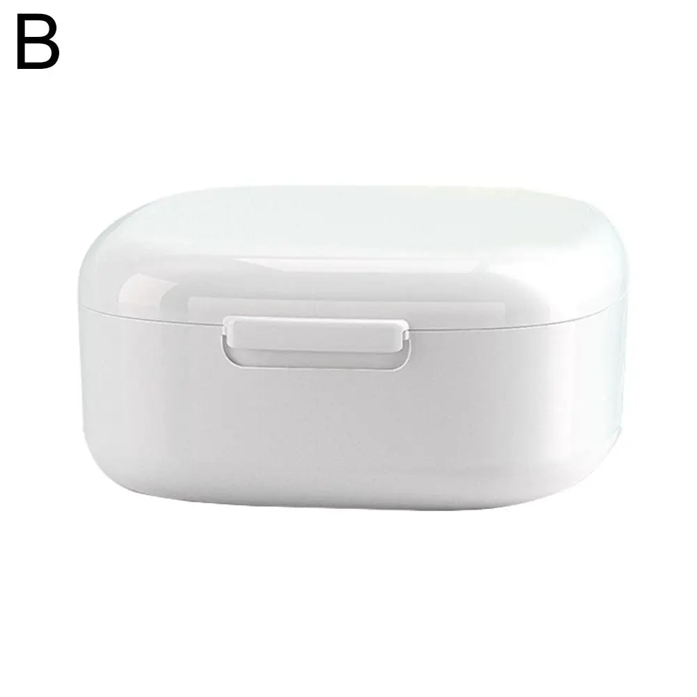 Denture Retainer Case Portable Mouth Guard Box Oral Denture Cleaning Box Storage Braces Teeth Aligner False Teeth Box M6V4