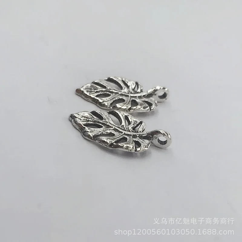 Factory Direct Sales 100Pieces DIY  Hollow Leaves Pendant Bracelet Necklace Clothing Gift Decoration Bookmark Material Pendant