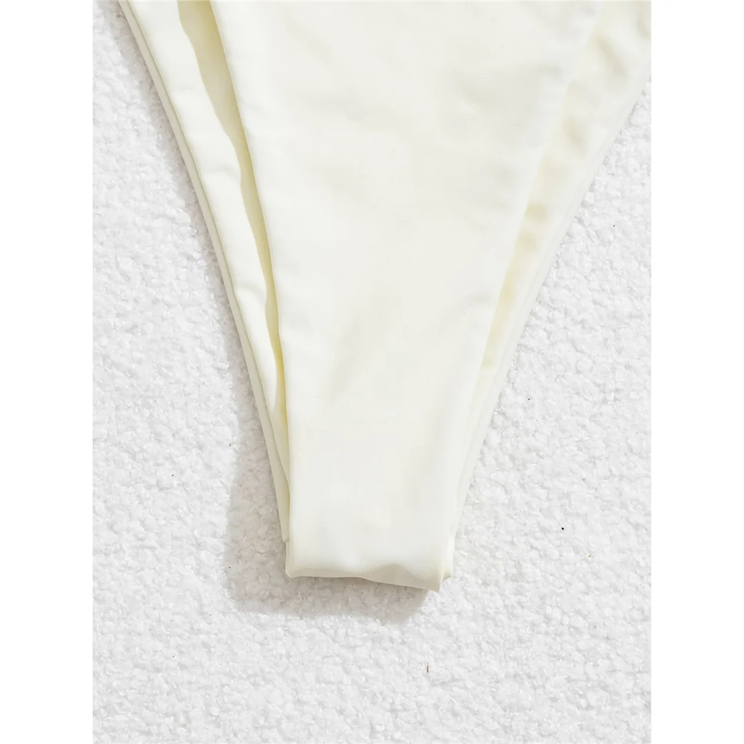 XS - L Metall-Stern-Halterneck-Bikini mit hohem Beinausschnitt, zweiteiliger Damen-Bikini, Badeanzug, Badebekleidung, Badeanzug, Schwimmbekleidung V6633 – Detail 17