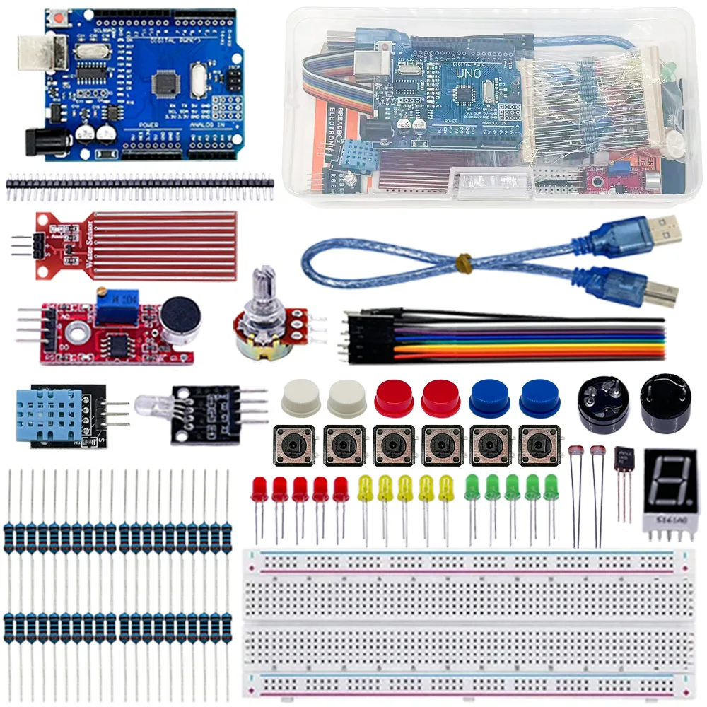 Electronic DIY Starter Learning Kit 830-hole Breadboard Kit 