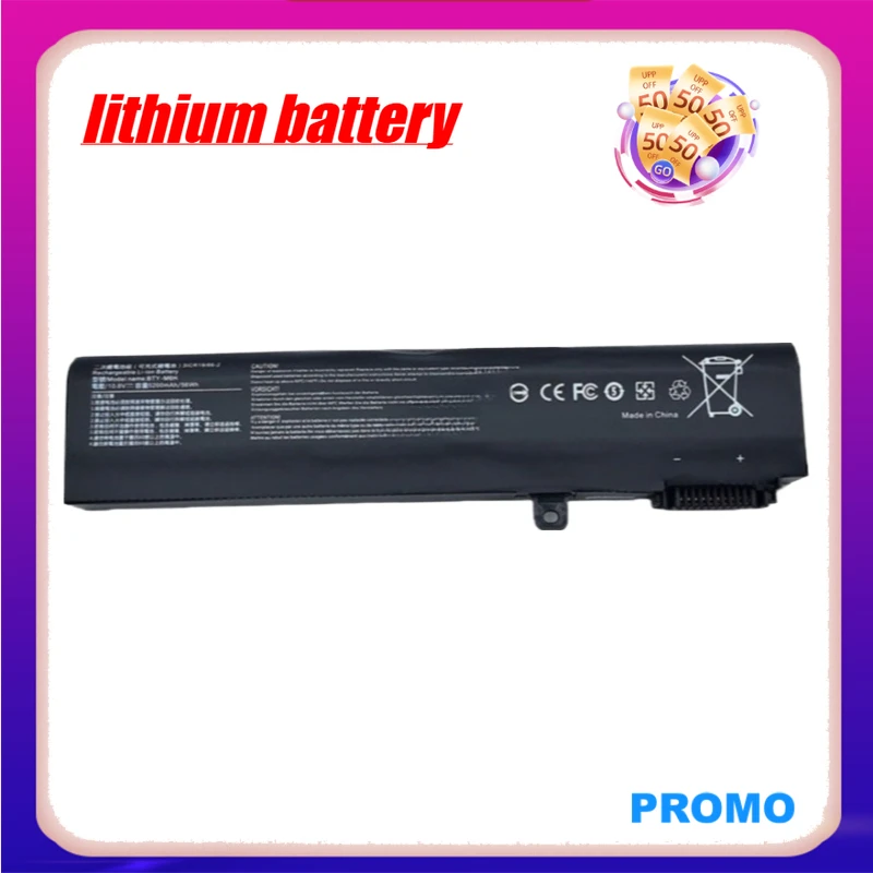 

New Replacement Laptop Battery BTY-M6H 10.8V for GE62VR GE63 GE63VR PE60 GL62 P62MVR GL62M GL62VR GE72VR GE73 GE73VR GE75 GL7G