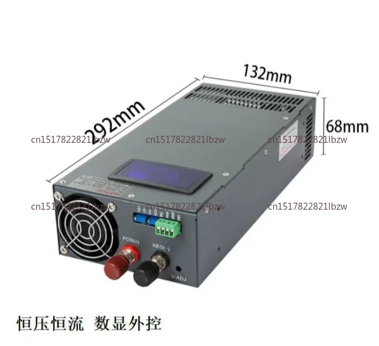 2000W Power Supply 150A 30A 40A 50A 60A 70A 100A 120A 12V 24V 36V 48V 60V 80v 110V  CC/CV Adjustable 2000w Display 0-10V Extra