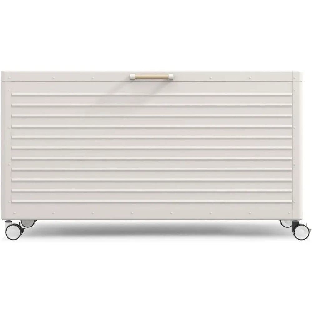 

175Gallon Large Outdoor Deck Box with Wheels, Storage Box with Lid for Patio Furniture, Garden Tools, Outdoor Cushion