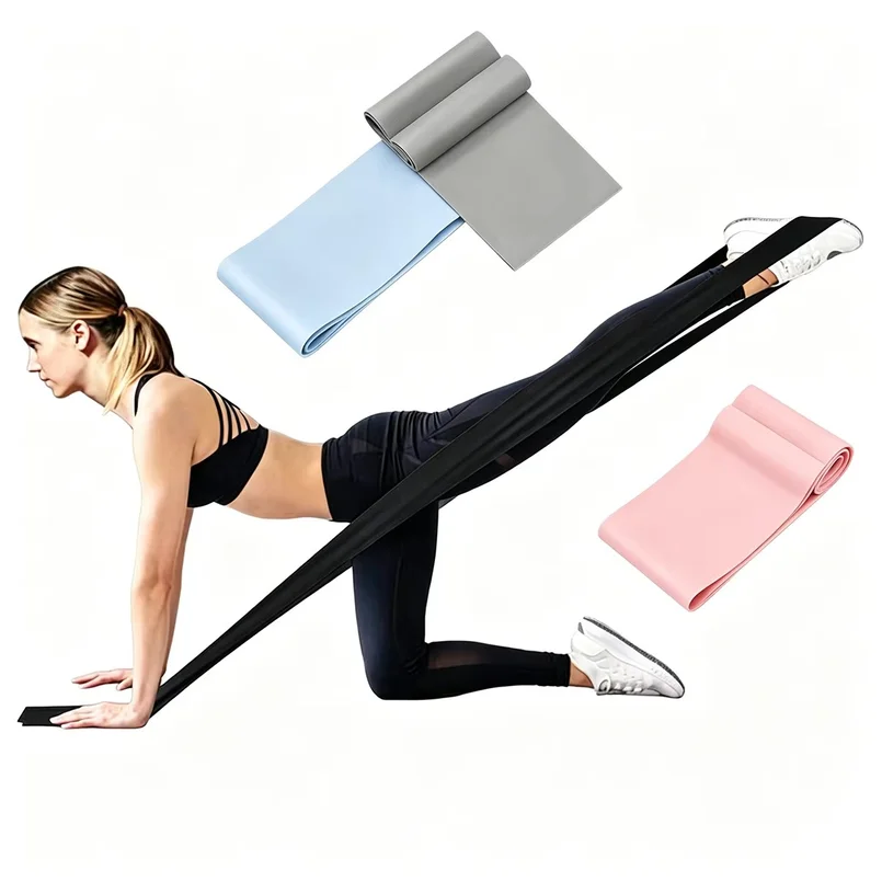 Men Women Yoga Resistance Band, High Elastic Fitness Stretch Band, Strength Training Exercise Band for Home Gym Yoga