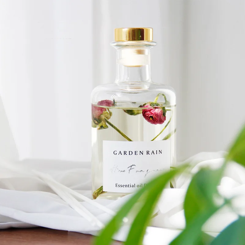 

250ml Essential Oil Aromatherapy Empty Bottle for Room Office, Reed Diffuser Bottle Scent Volatilization Glass Container