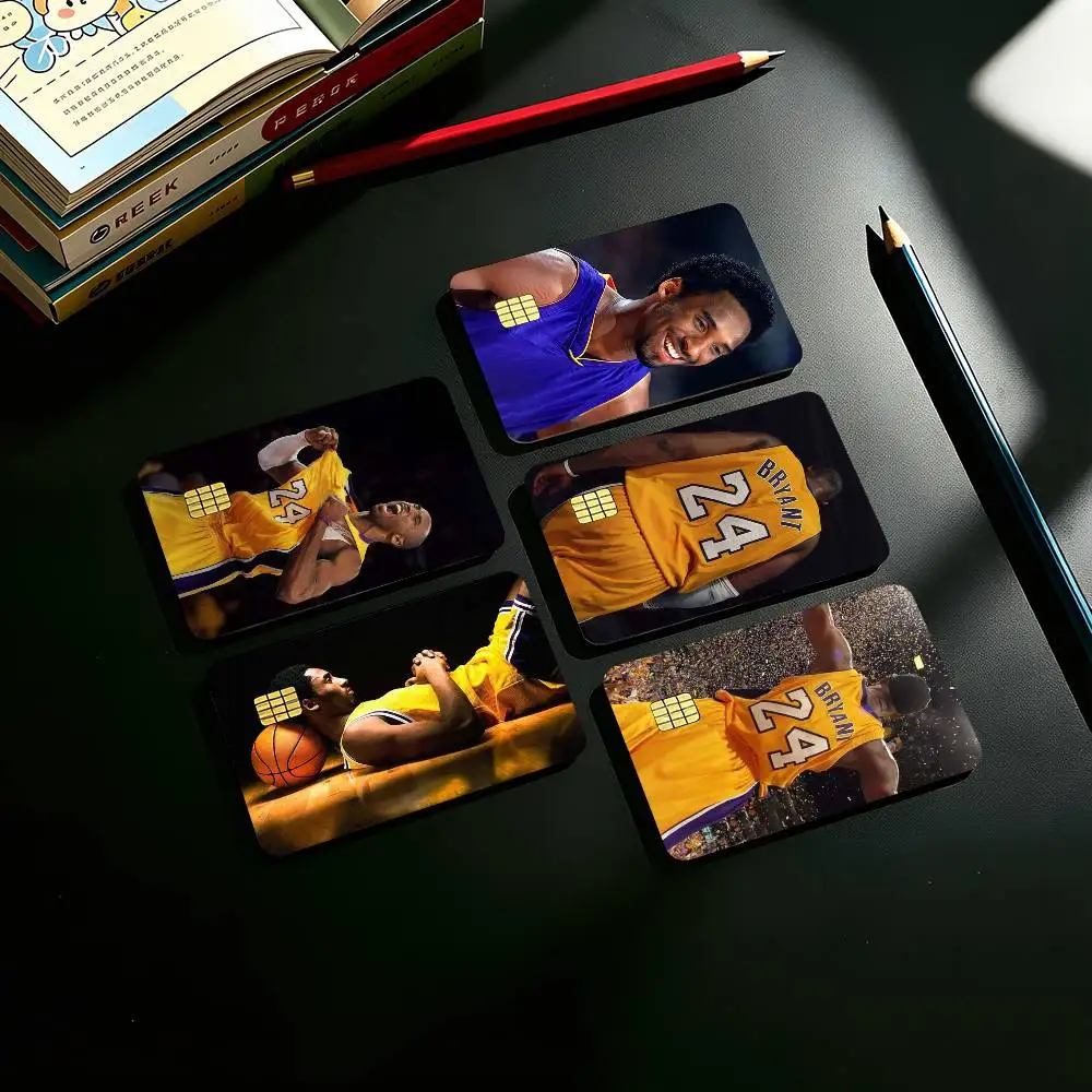 Black Mamba Kobe Bean Bryant Credit Card HD Stickers Game Card Decal Small Chip Waterproof Sticker Gift