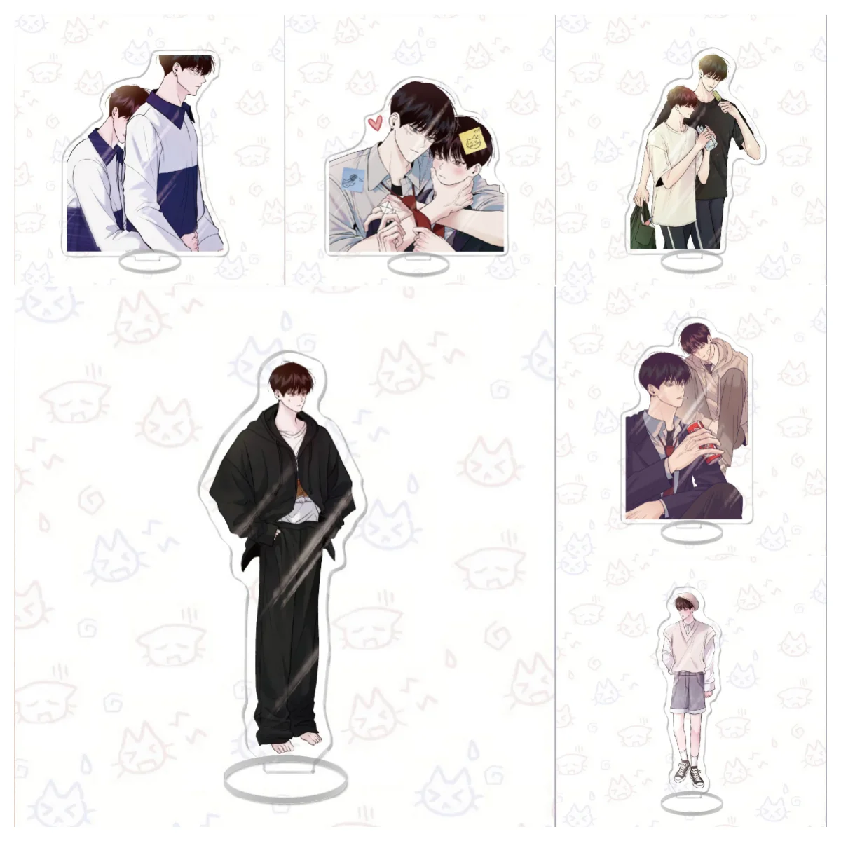 Anime Monday's Savior‌ Acrylic 15cm Stand Keychain Decoration Desk Figure Display Fan Gift Goods Birthday Collection
