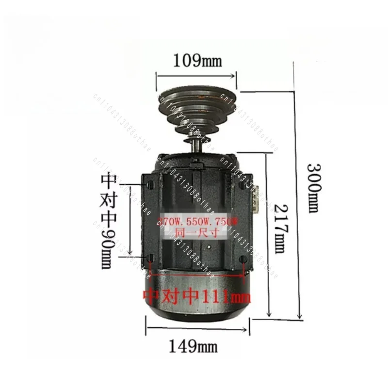 Bench Drill Motor 220v Single-phase 380V Three-phase Motor Household Copper Core Drilling Machine Motor B3 Vertical Engine