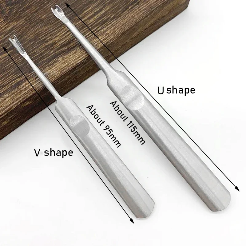 S/L Groover Punching Tool U+V Shaped Leather Stitching Skiving Tool Kit Leathercraft Hole Puncher Edge Beveler Tool Kit