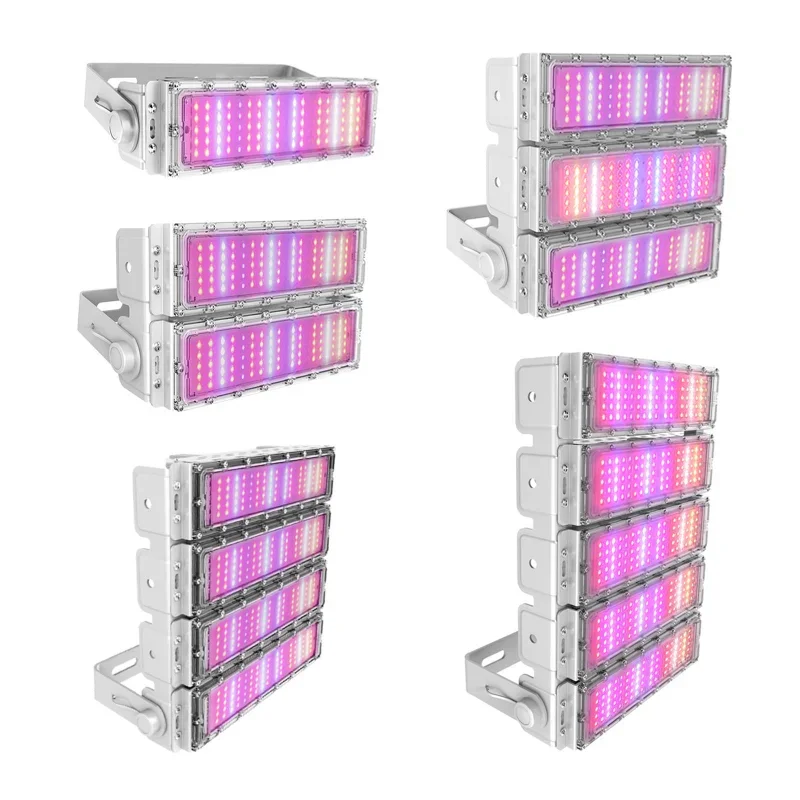 60w 120w 180w 240w 300w led grow light aluminum profile 730nm tunnel flood plant lamp for seedling growth and flowering