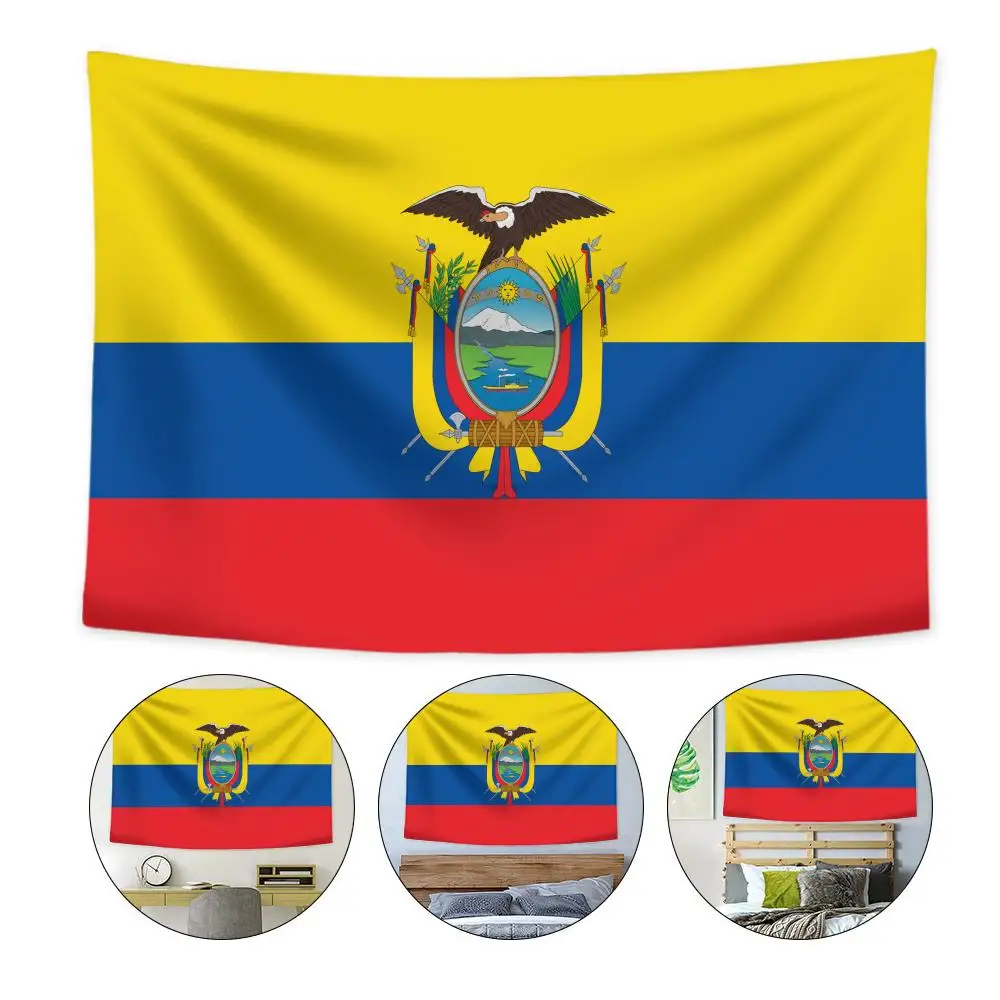 

Colombia With Emblem Colombian Tapestry Custom Home Living Room Bedroom Wall Decor Wallpaper Backdrop Cloth With Clips