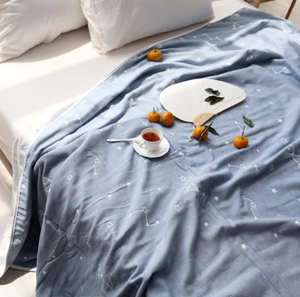 

Детское одеяло Xin Ma Home с эффектом кондиционирования, хлопковое муслиновое покрывало для малышей, летнее легкое прохладное одеяло