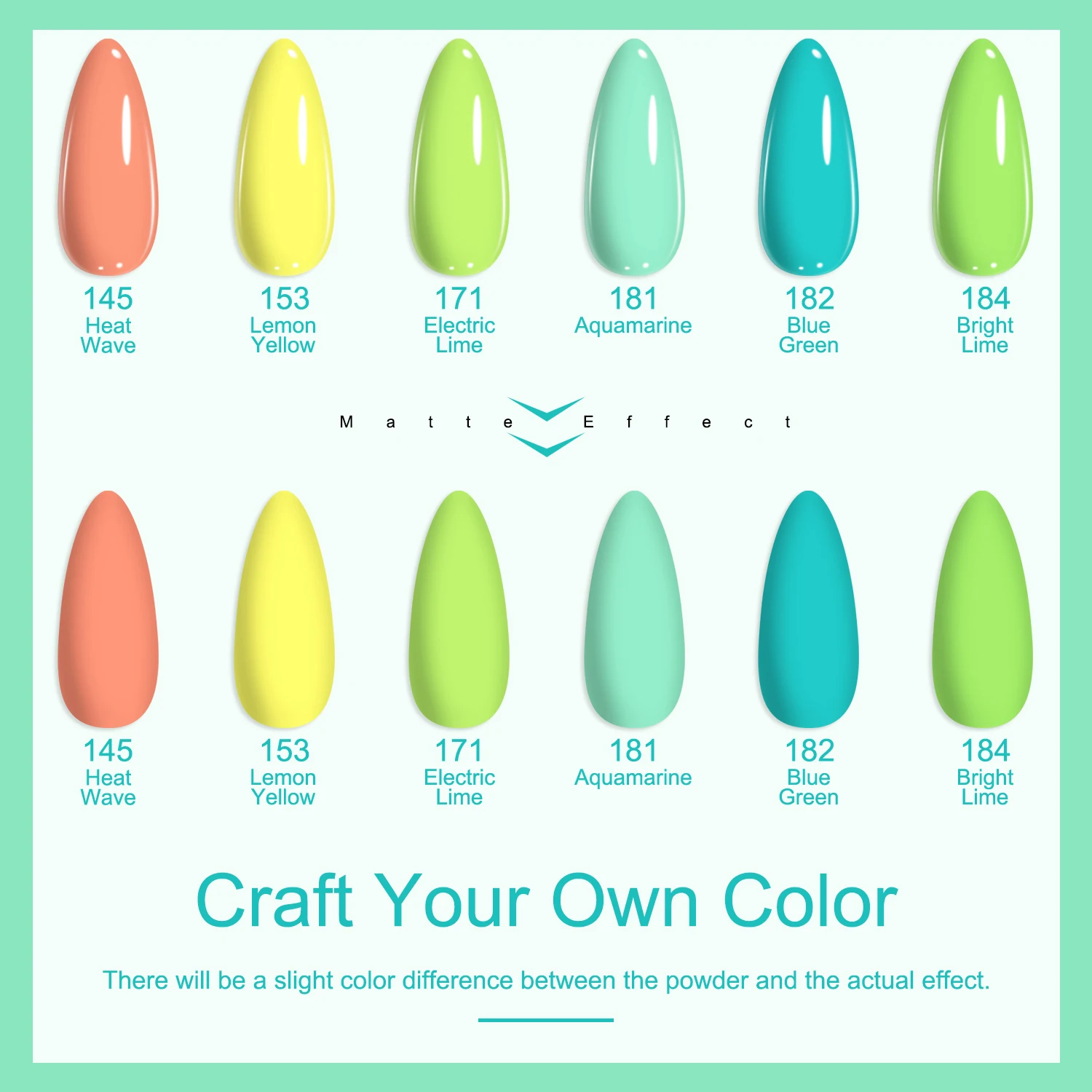 12 قطعة طقم أظافر مسحوق غمس 6 ألوان حادة نيون مسحوق غمس مع قاعدة منشط معطف فوقي ، لصالون المنزل لتقوم بها بنفسك طقم هدايا