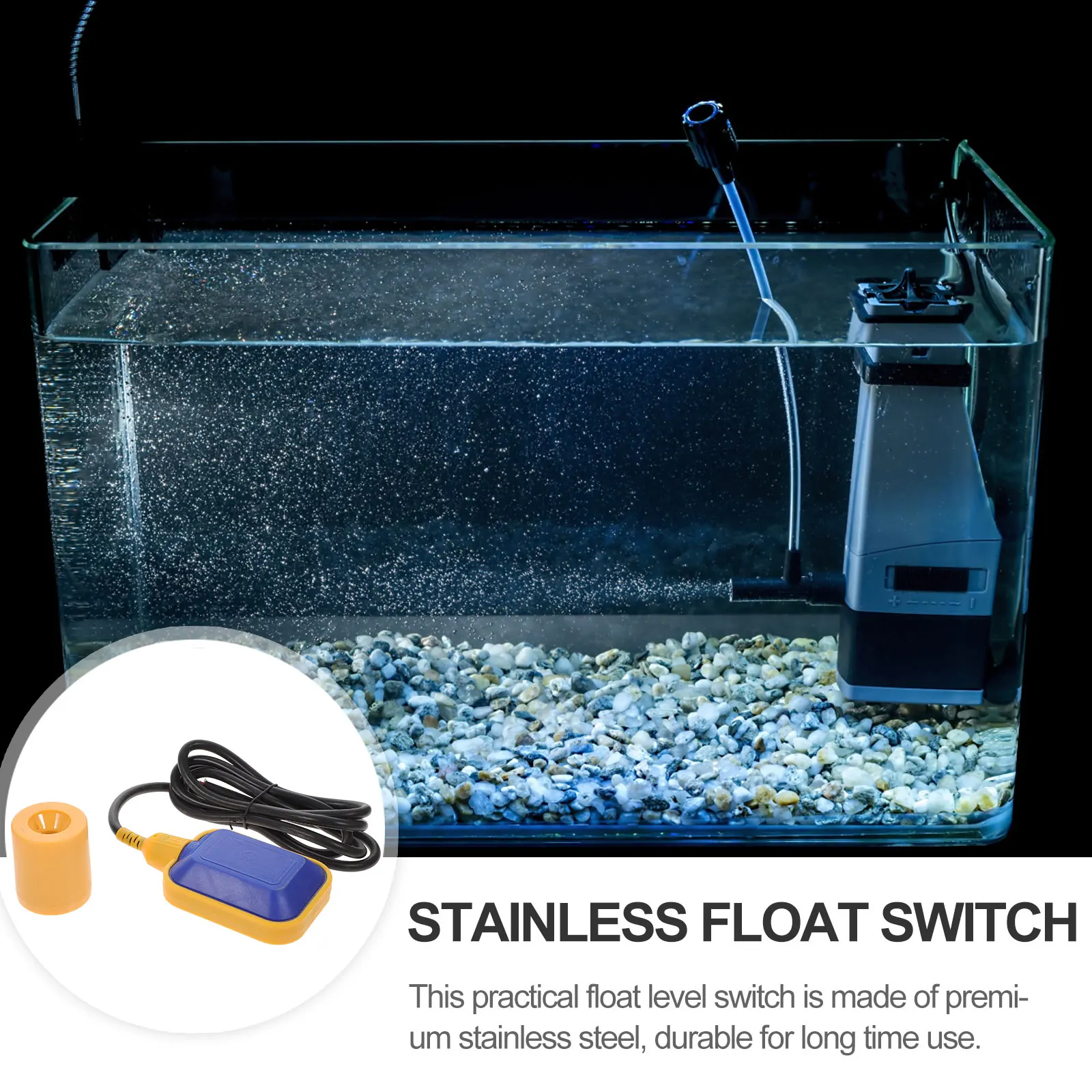 

Adjustable Float Switch Water Level Control Relay Automatic for Tank Pump Sump Sewage Oil Acid Alkali Liquid Controller Safe