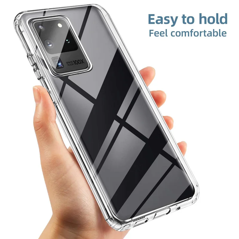 360 Protector Transparent Phone Case For Samsung Galaxy S26 S25 S24 S23 S22 S21FE S20 Plus S10 Note 20 Ultra A54 Full Cover